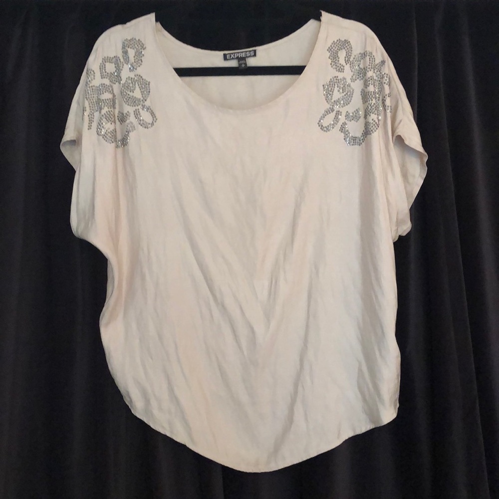 Express Gray Blouse